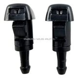 1055-232314C (Two) Front Windshield Washer Nozzles - For: Chrysler, Dodge, Jeep. Ram - Replaces OEM #: 5303833AA - Mean Mug Auto