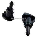 1055-232314A (Two) Front Windshield Washer Nozzles - For: Jeep Patriot - Replaces OEM #: 5303834AB - Mean Mug Auto