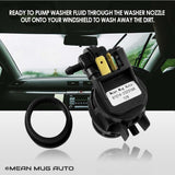 81514-232316H Windshield Washer Pump w/ Grommet - For: Honda Odyssey - Replaces OEM #: 76806-SHJ-A01 - Mean Mug Auto
