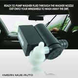 201525-232316G Windshield Washer Pump w/ Grommet - For: Hyundai, Kia - Replaces OEM #: 98510-2L100, 98510-25100, 98510-1F100, 98510-2C100, 98510-2V100 - Mean Mug Auto