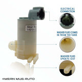 14919-232316A Windshield Washer Pump w/ Grommet - For: Nissan, Infiniti - Replaces OEM #: 289203Z000, 2224620-A, 2224643-A, 6731 - Mean Mug Auto