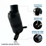 385-232316C Windshield Washer Pump - For: Chevrolet, Toyota, Lexus & More - Replaces OEM #: 22156171, 85330-06030 - Mean Mug Auto