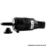 385-232316A Windshield Washer Pump (Front) w/ Grommet - For: Chevrolet (Chevy), GMC, Buick, Pontiac, Oldsmobile, Isuzu, & Cadillac - Replaces OEM #: 22127652, 22127653, 89025062, 89001122 - Mean Mug Auto
