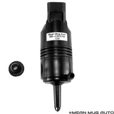 385-232316A Windshield Washer Pump (Front) w/ Grommet - For: Chevrolet (Chevy), GMC, Buick, Pontiac, Oldsmobile, Isuzu, & Cadillac - Replaces OEM #: 22127652, 22127653, 89025062, 89001122 - Mean Mug Auto